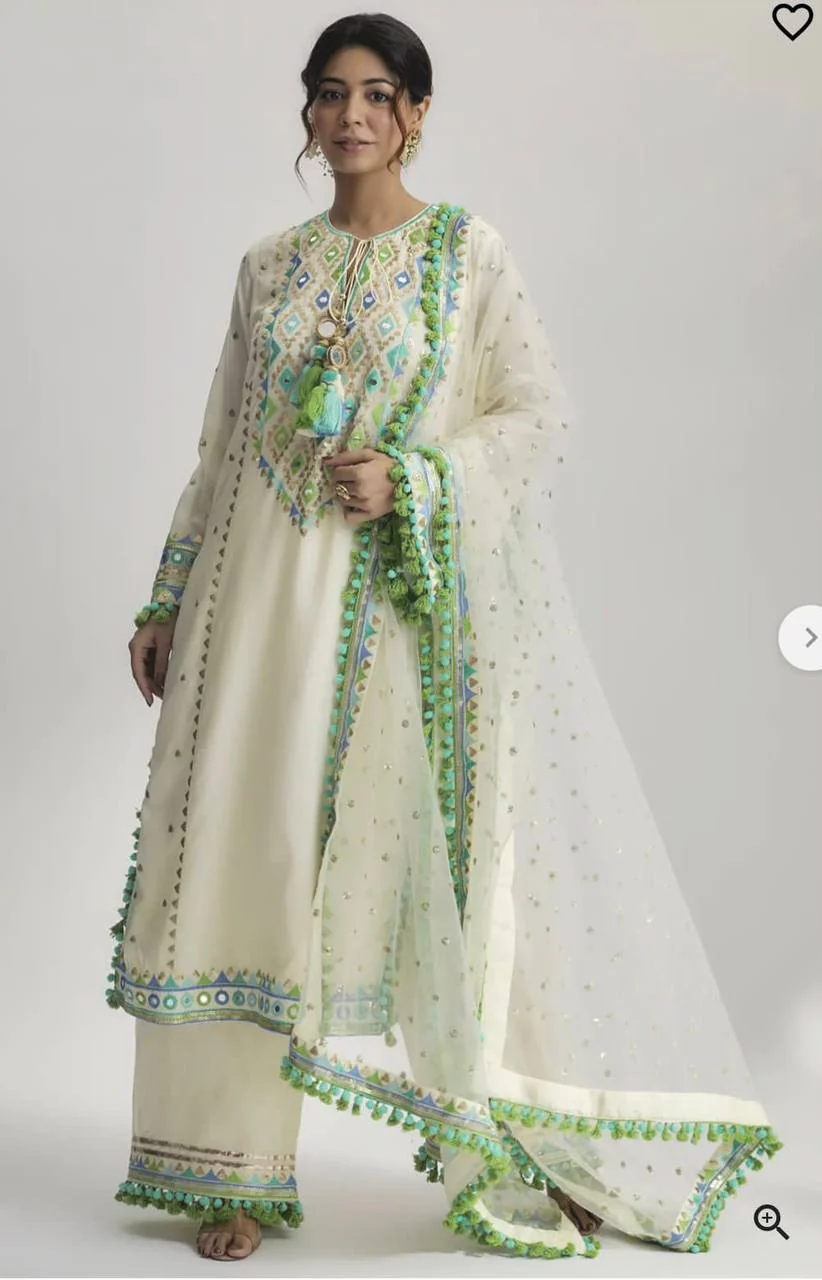 SAINI COLLECTION PLAZOO CORDSET stylish fashionable Indian women